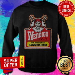 Alternative view of Awesome Wendigo Old Fashioned Cannibalism Shirt