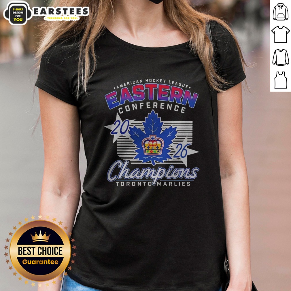 Top Toronto Marlies 2026 Eastern Conference Champions American Hockey League Shirt - Image 3
