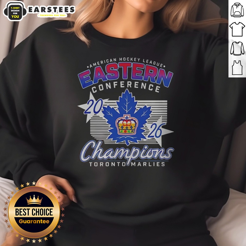 Top Toronto Marlies 2026 Eastern Conference Champions American Hockey League Shirt - Image 4