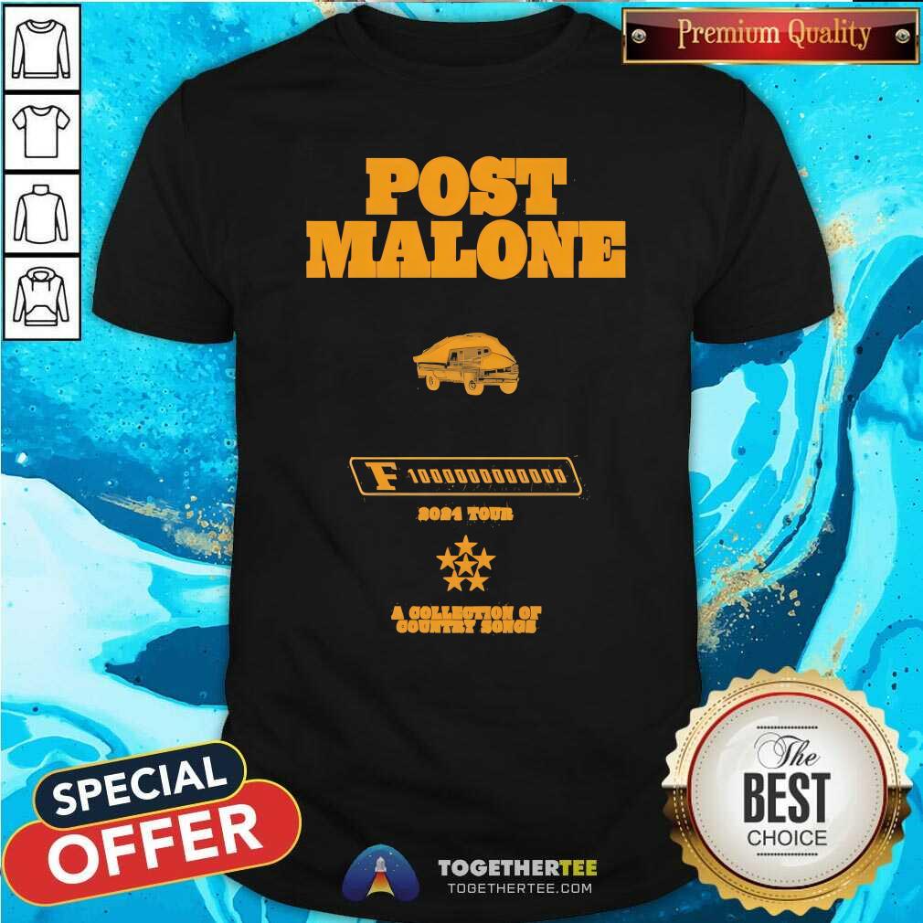 Premium Post Malone F1 Trillion Tour 2024 T-Shirt