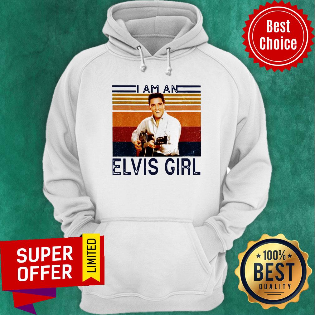 I Am An Elvis Girl Guitar Vintage Shirt - Image 2
