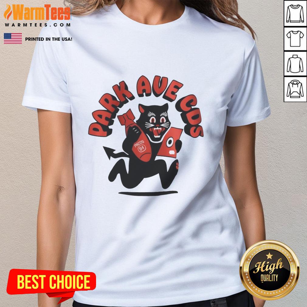 Premium Black Cat Park Ave Cos T-Shirt - Image 3