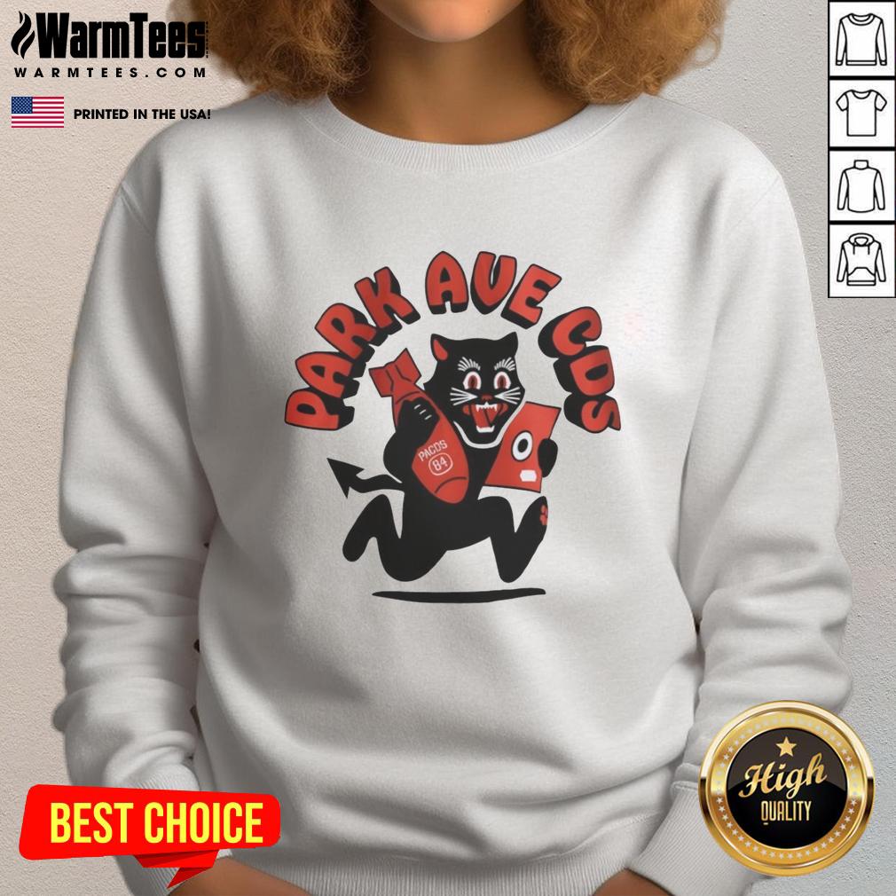 Premium Black Cat Park Ave Cos T-Shirt - Image 5