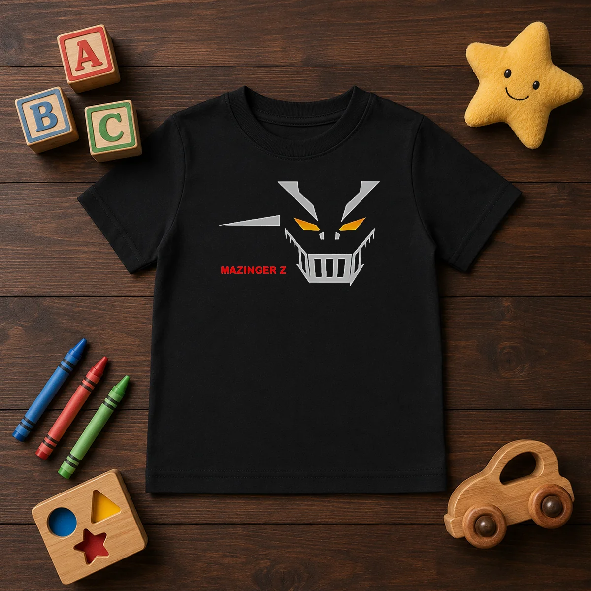 Awesome Mazinger Z Robot Face Logo Shirt - Image 9