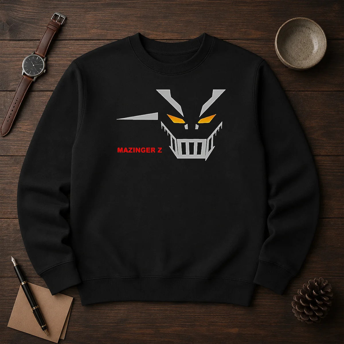 Awesome Mazinger Z Robot Face Logo Shirt - Image 7