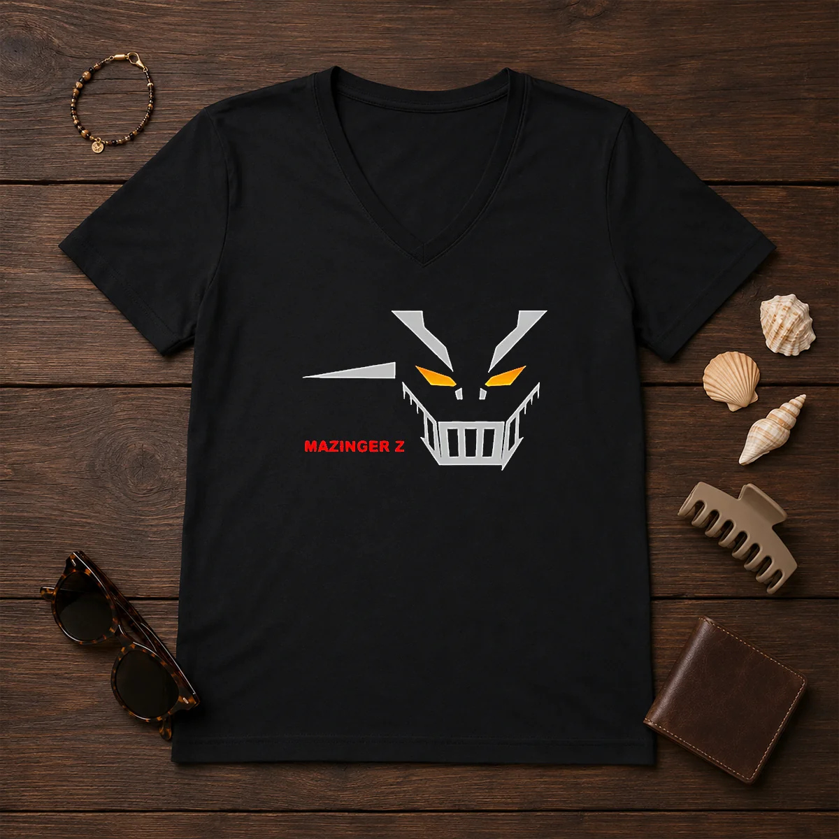 Awesome Mazinger Z Robot Face Logo Shirt - Image 2