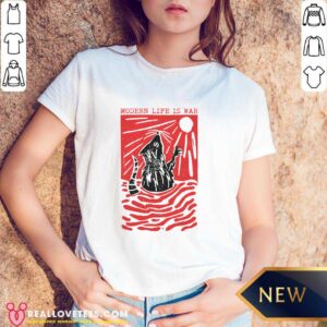 Alternative view of Rat Modern Life Is War T-shirt