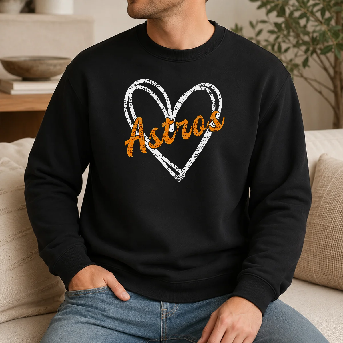 Pretty Heartfelt Astros Fan Shirt - Image 7
