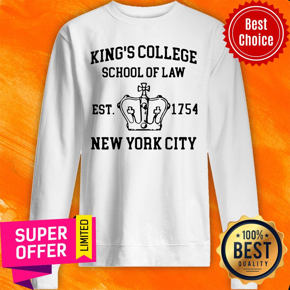 Alexander Hamilton King’s College School Of Law Est 1954 New York City Shirt - Image 4
