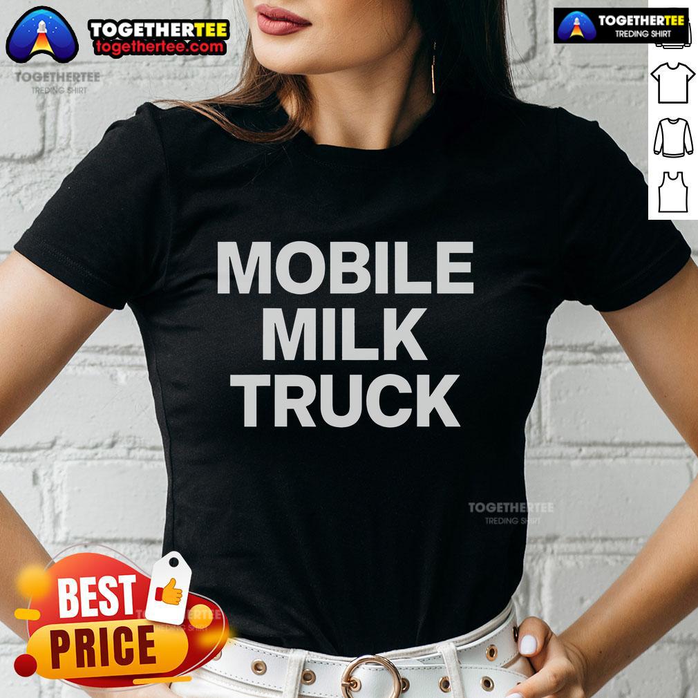 Top Mobile Milk Truck T-Shirt - Image 3