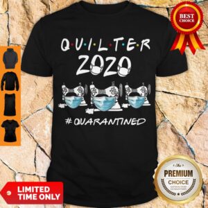 Beautiful Quilter 2020 Mask Quarantined Covid-19 Shirt