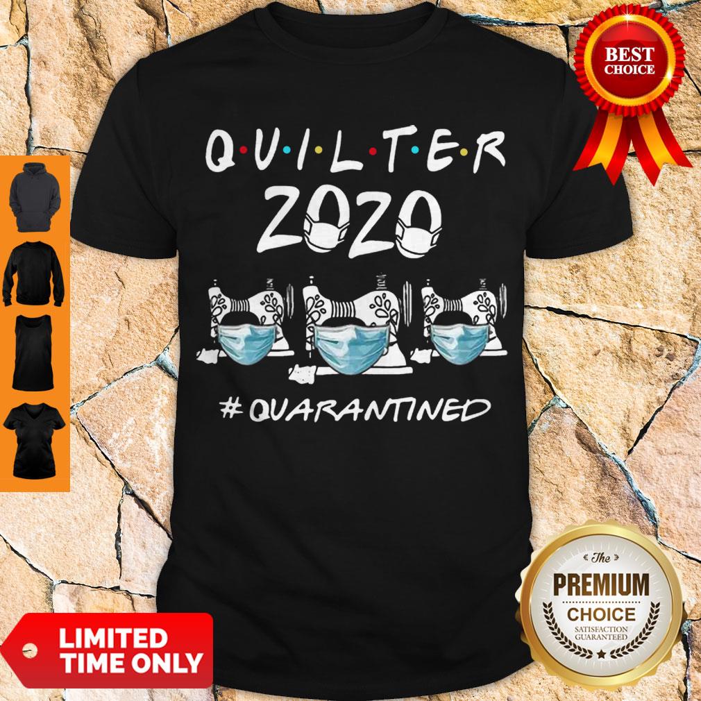 Beautiful Quilter 2020 Mask Quarantined Covid-19 Shirt