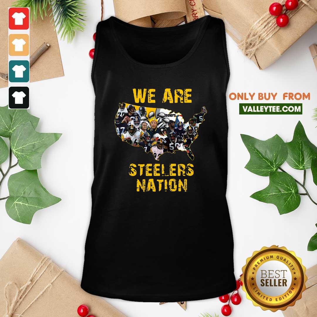 Great Pittsburgh Steelers We Are Steelers Nation American Map Shirt - Image 5
