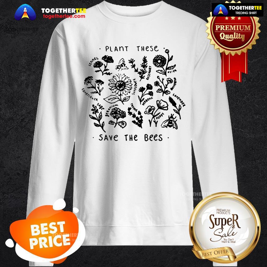 Official Save Lands Plant These Save The Bees Shirt - Image 4