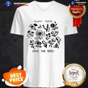 Alternative view of Official Save Lands Plant These Save The Bees Shirt