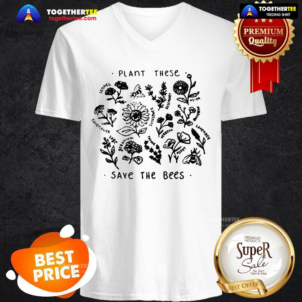 Official Save Lands Plant These Save The Bees Shirt - Image 2