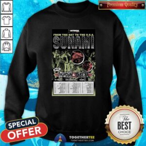 Alternative view of Nice Sunami US Tour 2024 Poster T-Shirt