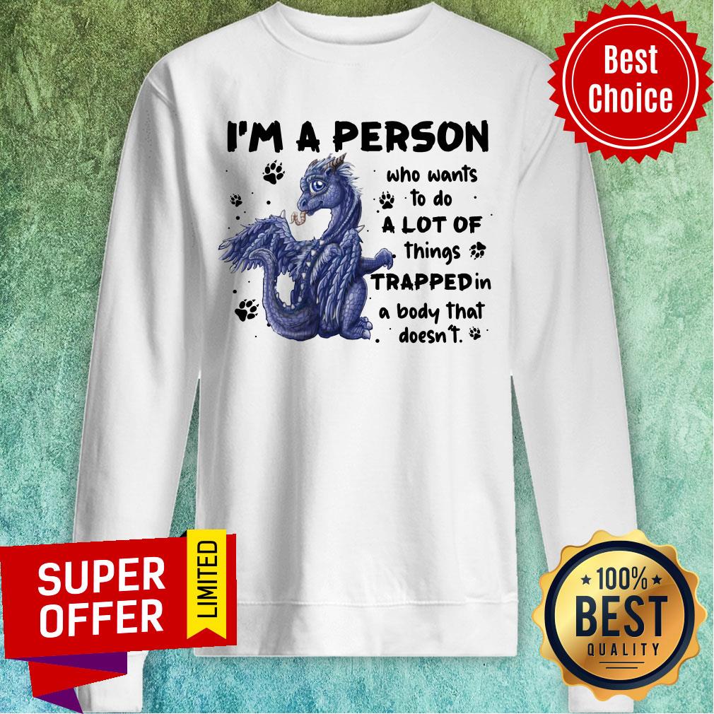 Dragon Trapped In A Body Dragon Lovers Shirt - Image 5