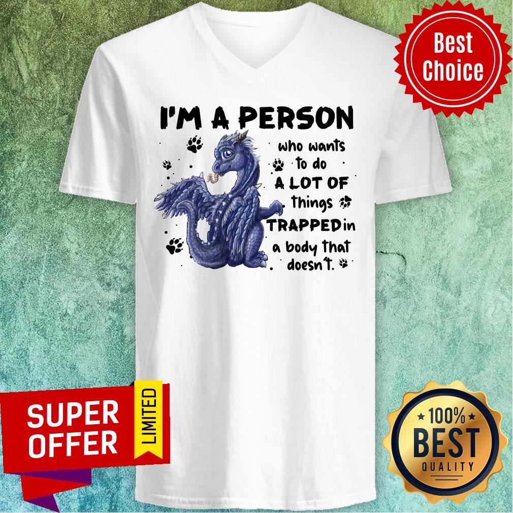 Dragon Trapped In A Body Dragon Lovers Shirt - Image 3