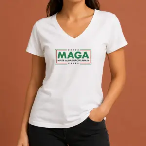 Alternative view of Official MAGA Algae Great Again Memorial Reflecting Pool America 2026 Shirt