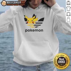 Alternative view of Top Pokemon Anniversary Pikachu Trefoil Parody Logo T-Shirt