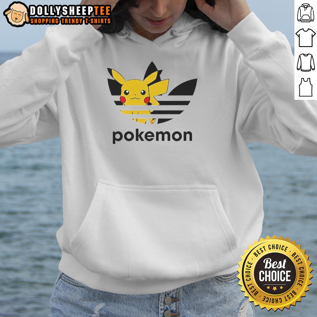Top Pokemon Anniversary Pikachu Trefoil Parody Logo T-Shirt - Image 2