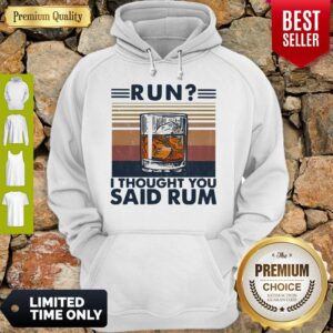 Alternative view of Awesome Run I Thought You Said Rum Wine Vintage Shirt