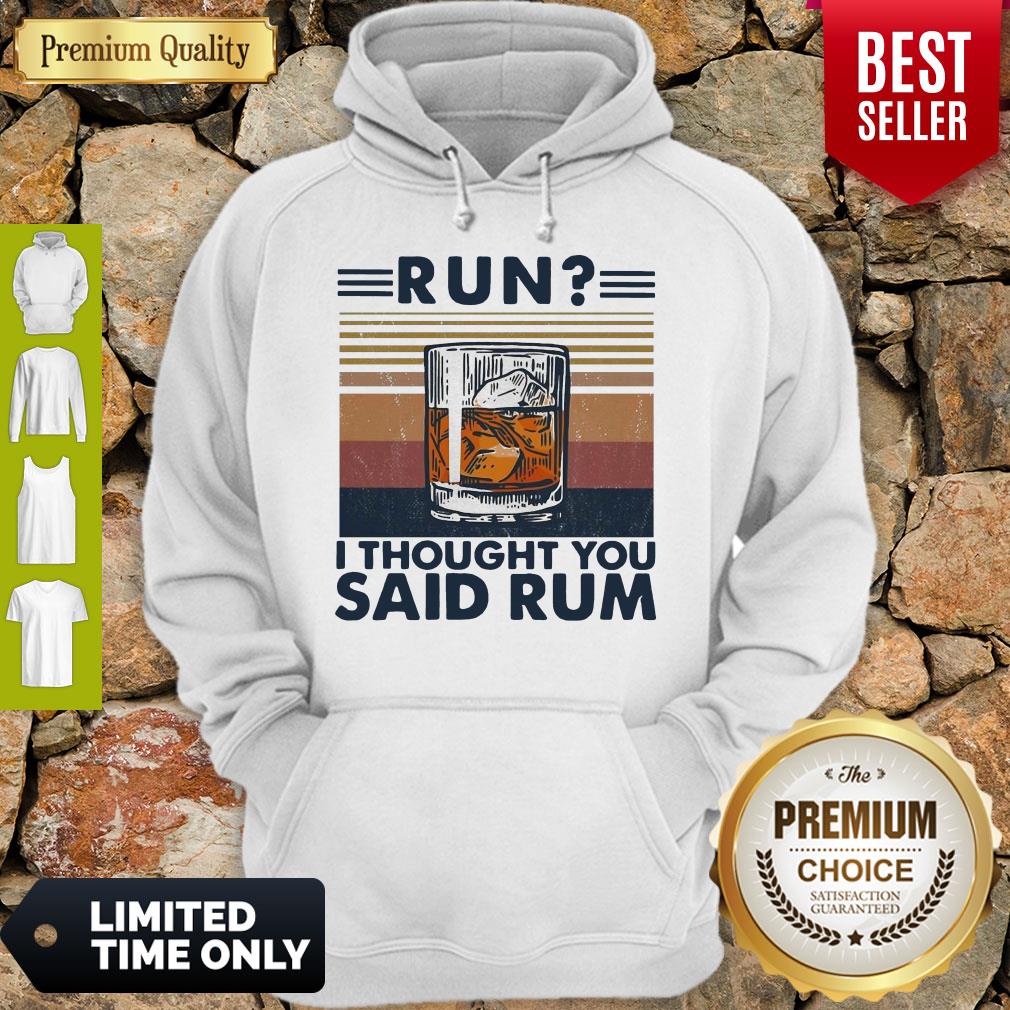 Awesome Run I Thought You Said Rum Wine Vintage Shirt - Image 2