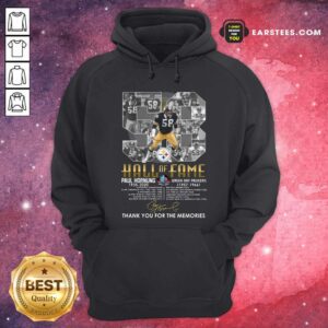 Alternative view of Pretty Hall Of Fame 58 Paul Hornung 1935 2020 Thank You For The Memories Signature Shirt