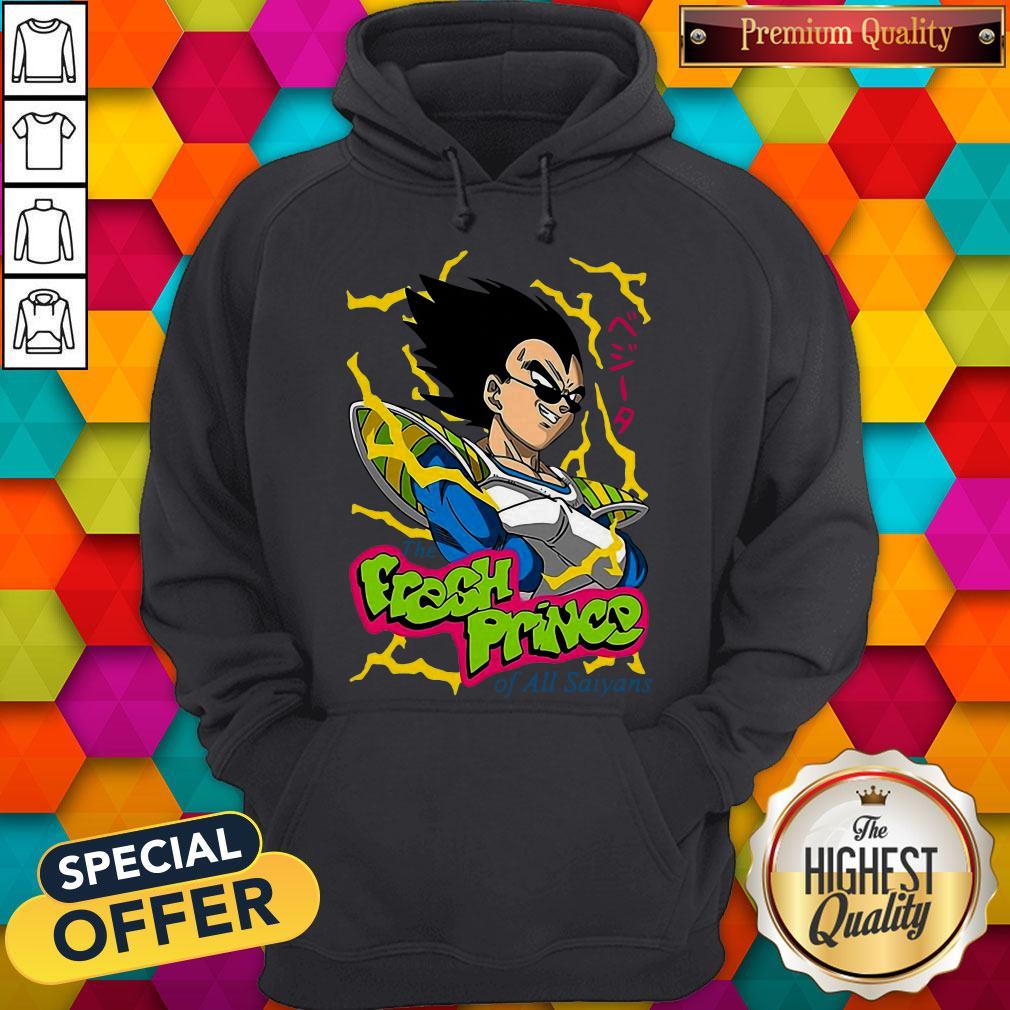 Vegeta The Fresh Prince Of All Saiyans Shirt - Image 4