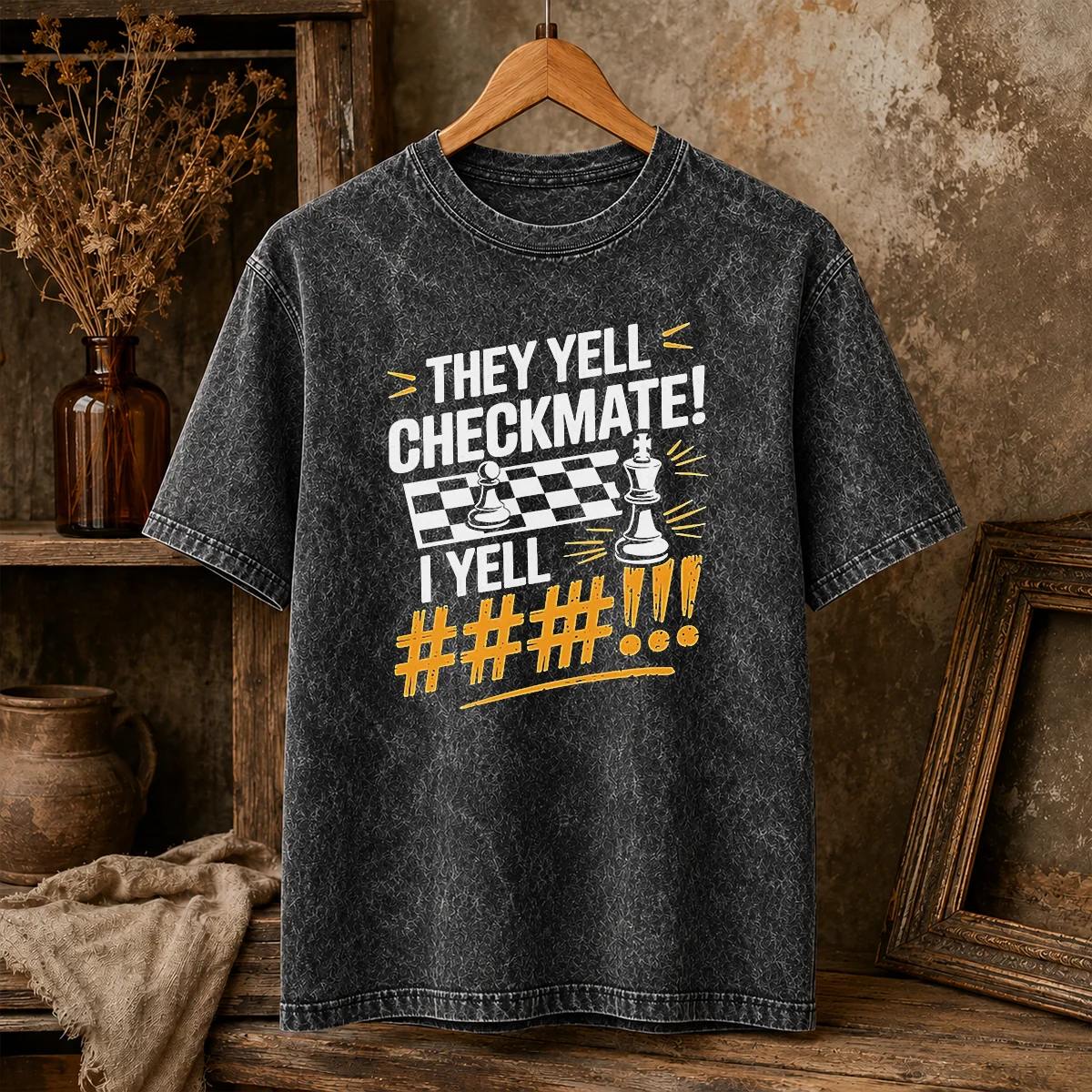Pretty Chess Pawn King Checkmate Quote Shirt - Image 8