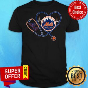 Awesome Heartbeat Nurse Love New York Mets Shirt