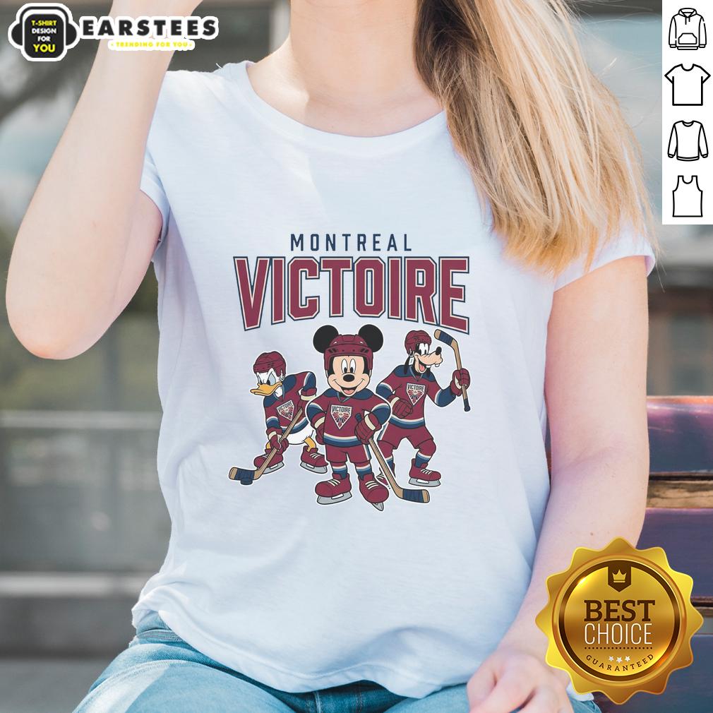 Pretty Montreal Victoire Disney Team Ice Hockey T-Shirt - Image 3