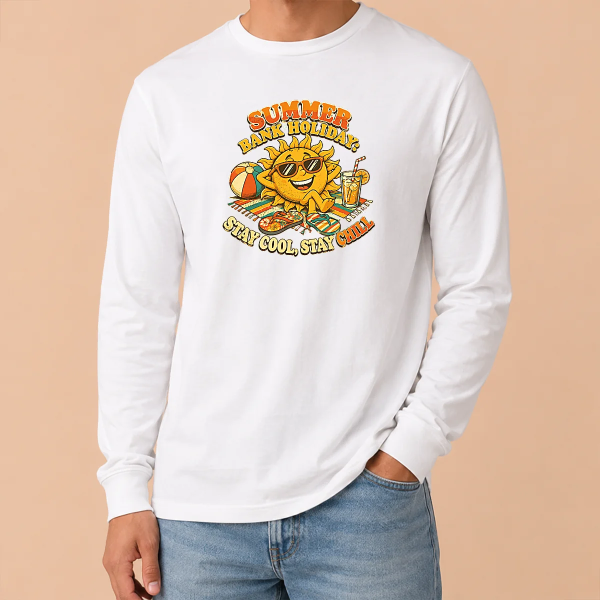 Awesome Pretty Summer Bank Holiday Vintage Chill Sun Shirt - Image 6