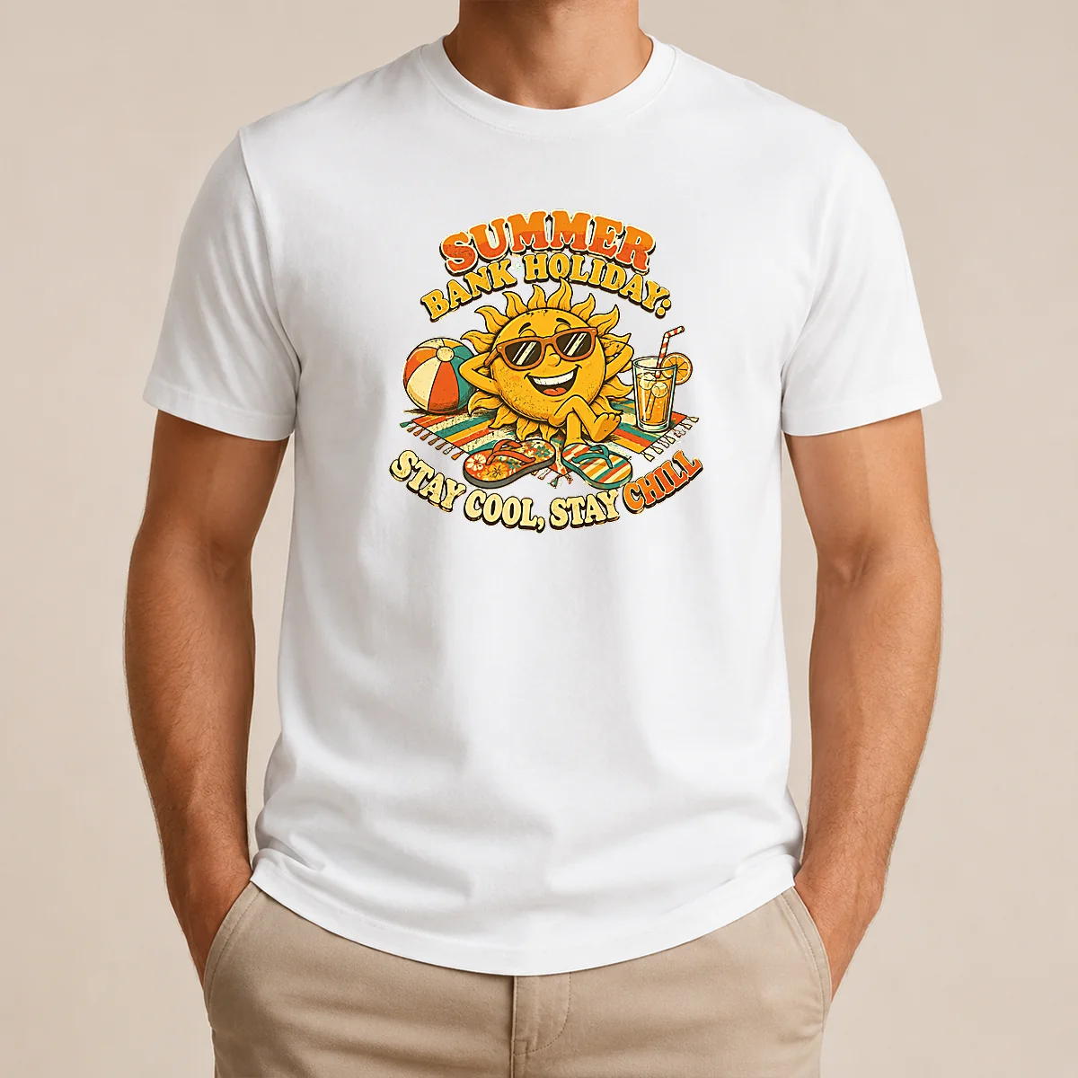 Awesome Pretty Summer Bank Holiday Vintage Chill Sun Shirt
