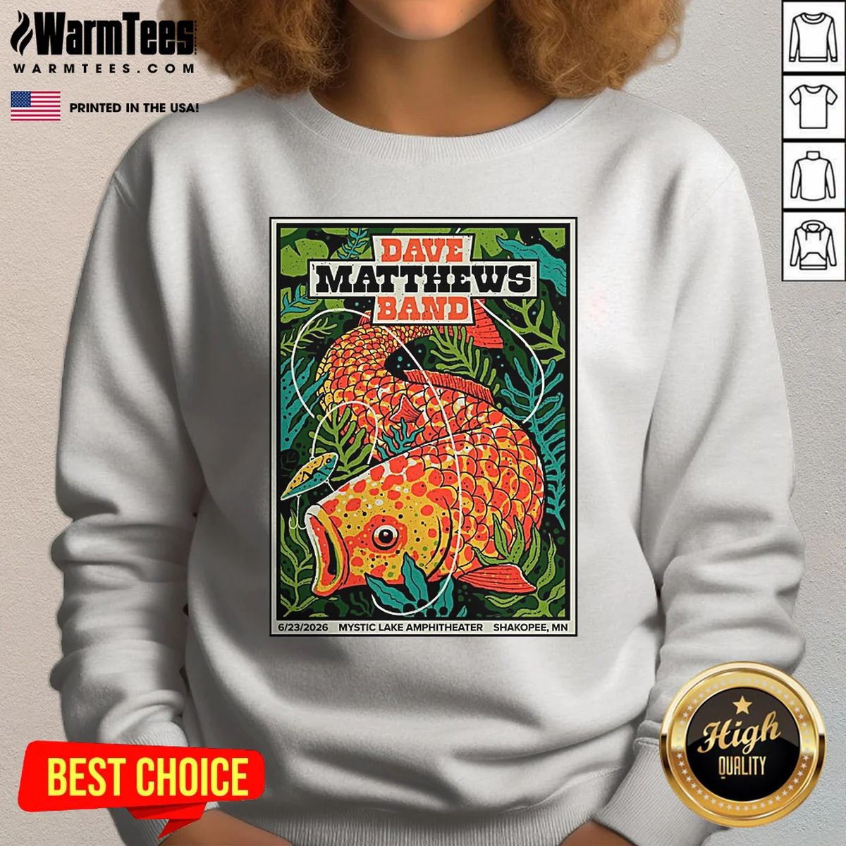 Pretty June 23 2026 Dave Matthews Band Event Shakopee Minnesota Shirt - Image 4