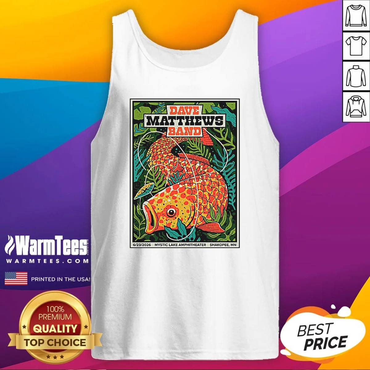 Pretty June 23 2026 Dave Matthews Band Event Shakopee Minnesota Shirt - Image 5