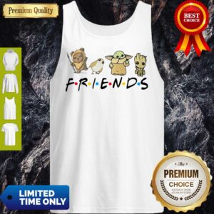 Alternative view of Pretty Pooh Penguin Baby Yoda Baby Groot Friends TV Show Shirt