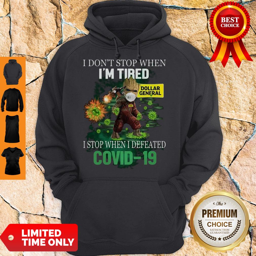 Baby Groot Dollar General I Stop When I Defeated Covid-19 Shirt - Image 5