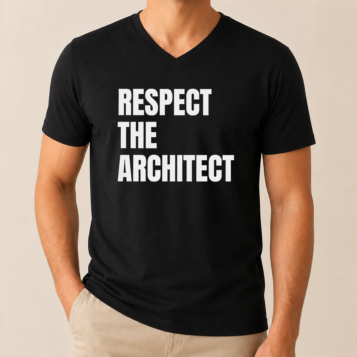 Funny Awesome Respect The Architect Shirt - Image 2