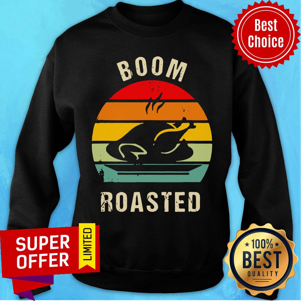 Premium Thanksgiving Boom Roasted Vintage Shirt - Image 5
