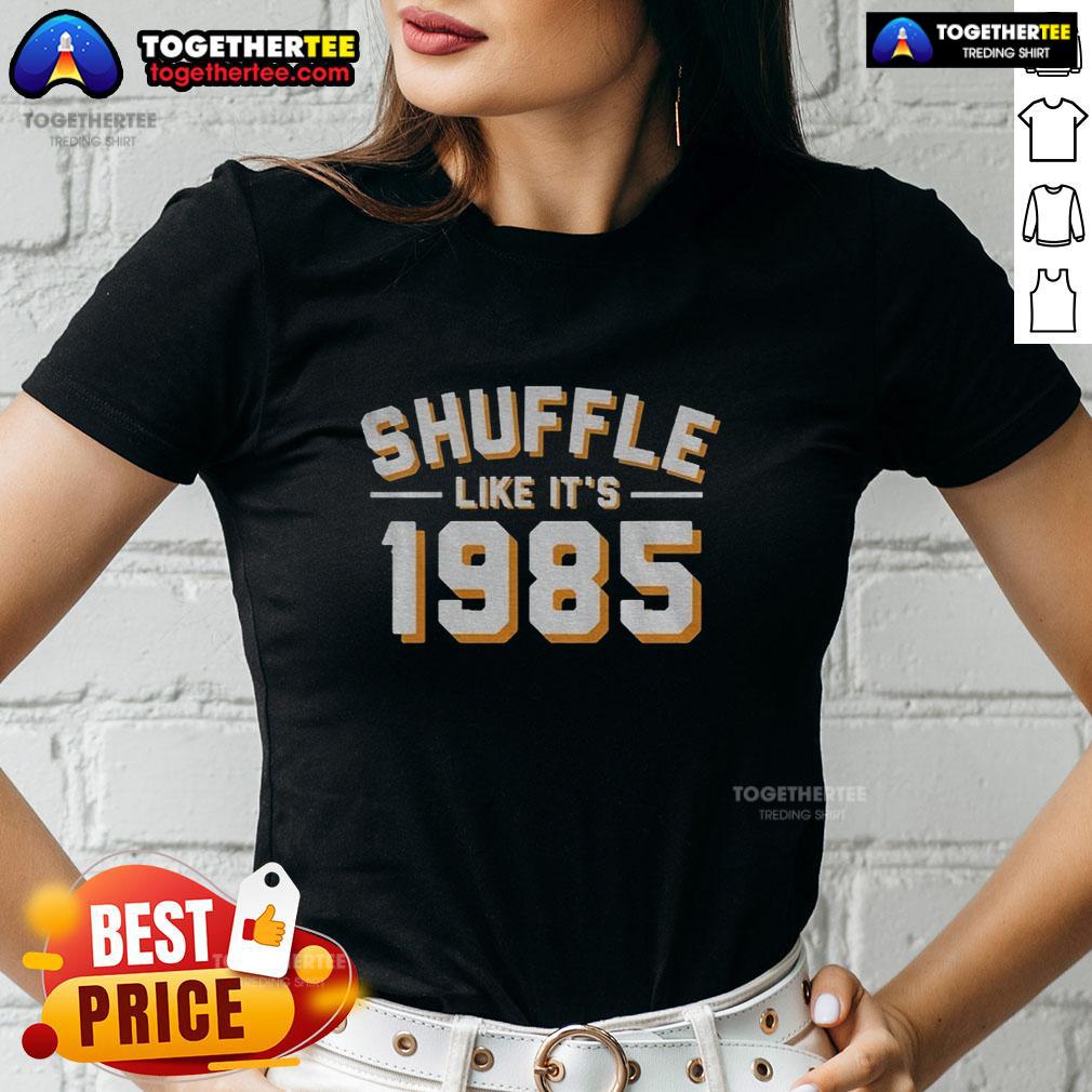 Premium Shuffle Like It's 1985 Chicago Bears T-Shirt - Image 3