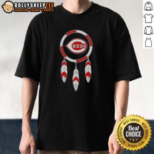 Top Native American Indians X Cincinnati Reds Baseball T-Shirt