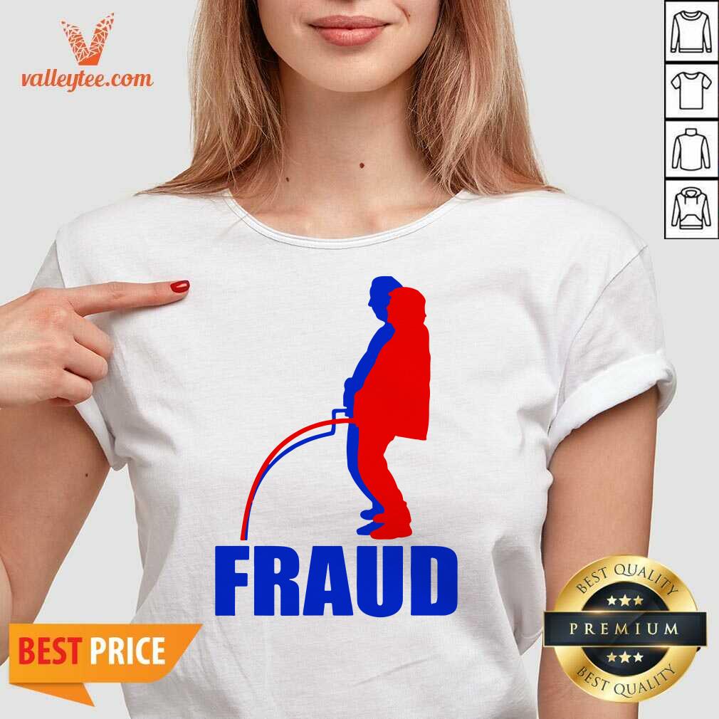 Funny Fraud 2020 Urinating Donald Trump Us Election Shirt - Image 4