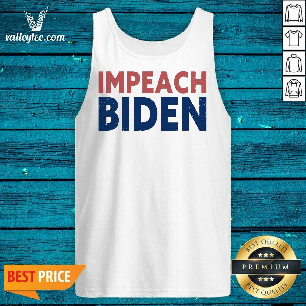 Great Impeach Biden Red And Blue Vintage Republican Conservative Shirt - Image 5