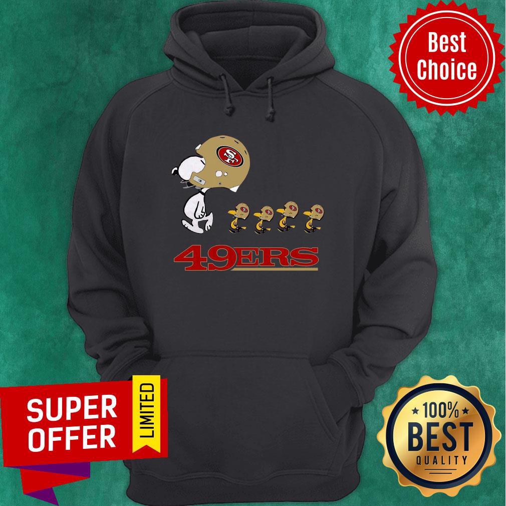 Official Snoopy And Woodstock The San Francisco 49ers Shirt - Image 5
