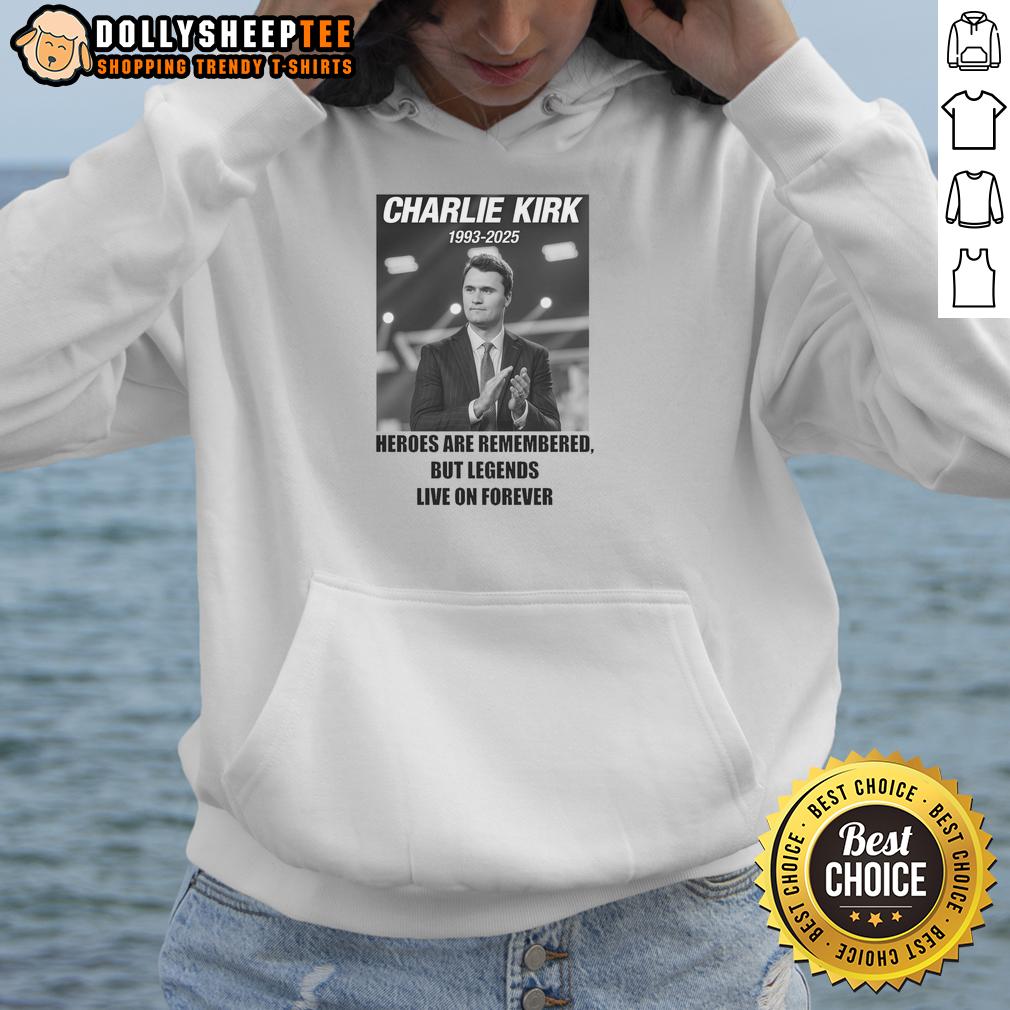 Official Charlie Kirk Rest In Peace RIP Tribute Memorial MAGA T-Shirt - Image 2