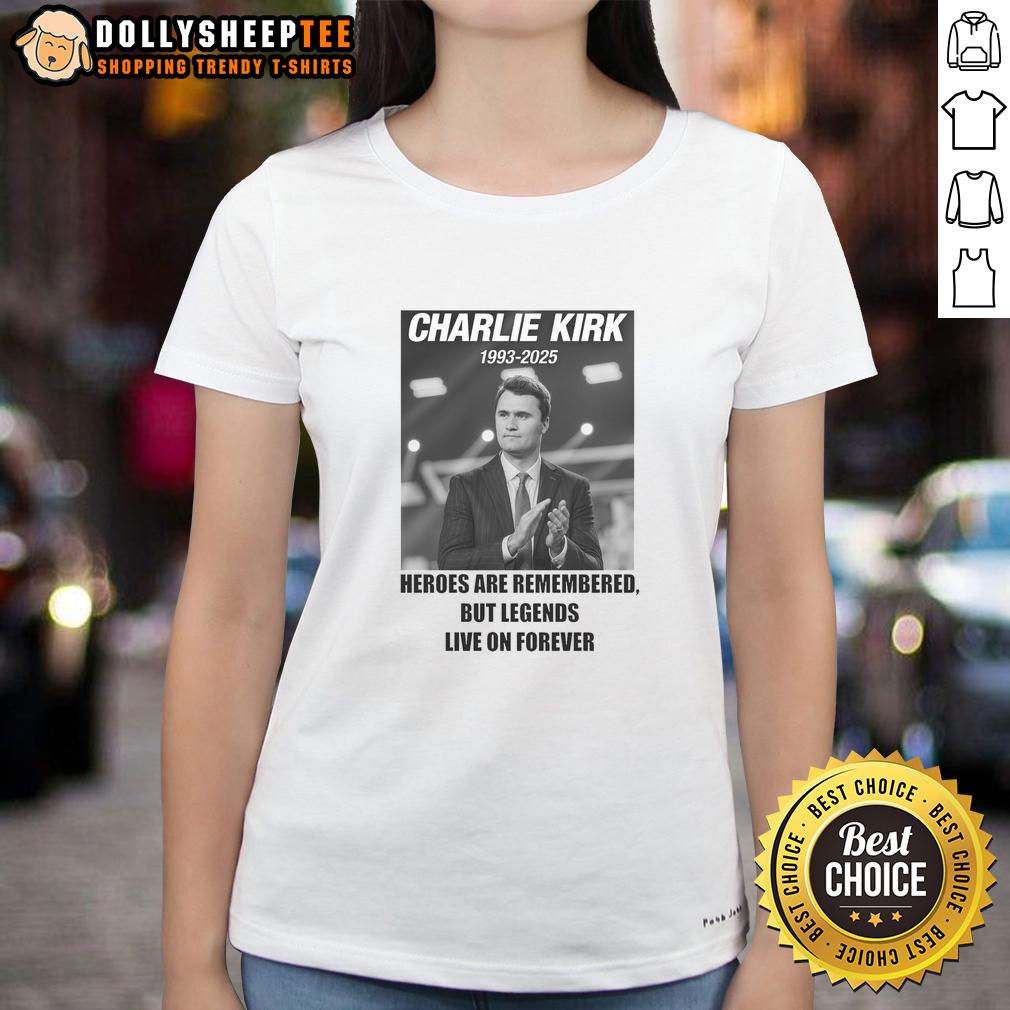 Official Charlie Kirk Rest In Peace RIP Tribute Memorial MAGA T-Shirt - Image 3