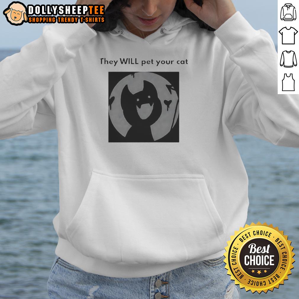 Official They Will Pet Your Cat T-Shirt - Image 2