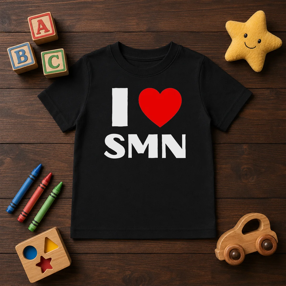 Funny I Love SMN Shirt - Image 9